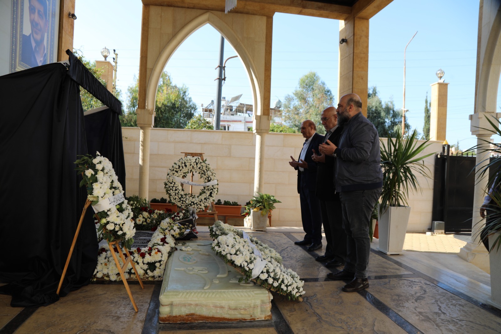 الشيخ النابلسي استقبل العميد مصطفى حمدان والقائد العام للحرس القومي العربي أسعد حمود