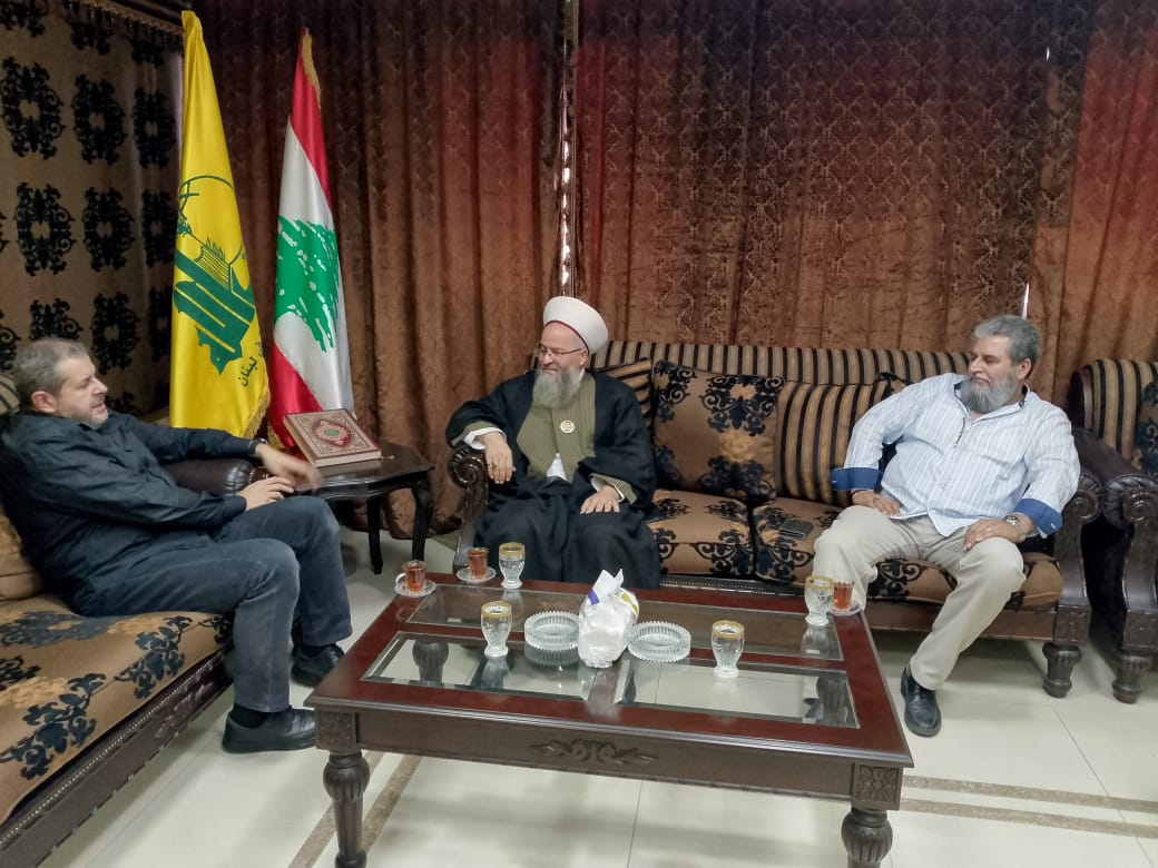 حزب الله في صيدا عرض مع الشيخ الكبش الأوضاع العامة